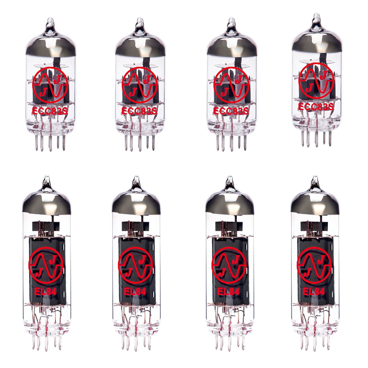 Jeu de lampes de rechange pour Carvin V3M (3 x 12AX7 1 x 12AX7 équilibrée 4 x EL84 appairées)
