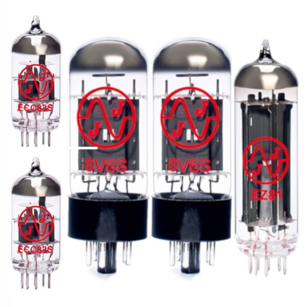 Jeu De Lampes De Rechange Pour Dynacord Twen Mkii (1 X Ecc83 1 X équilibrées Ecc83 2 X Appairée 6v6s 1 X Ez81)