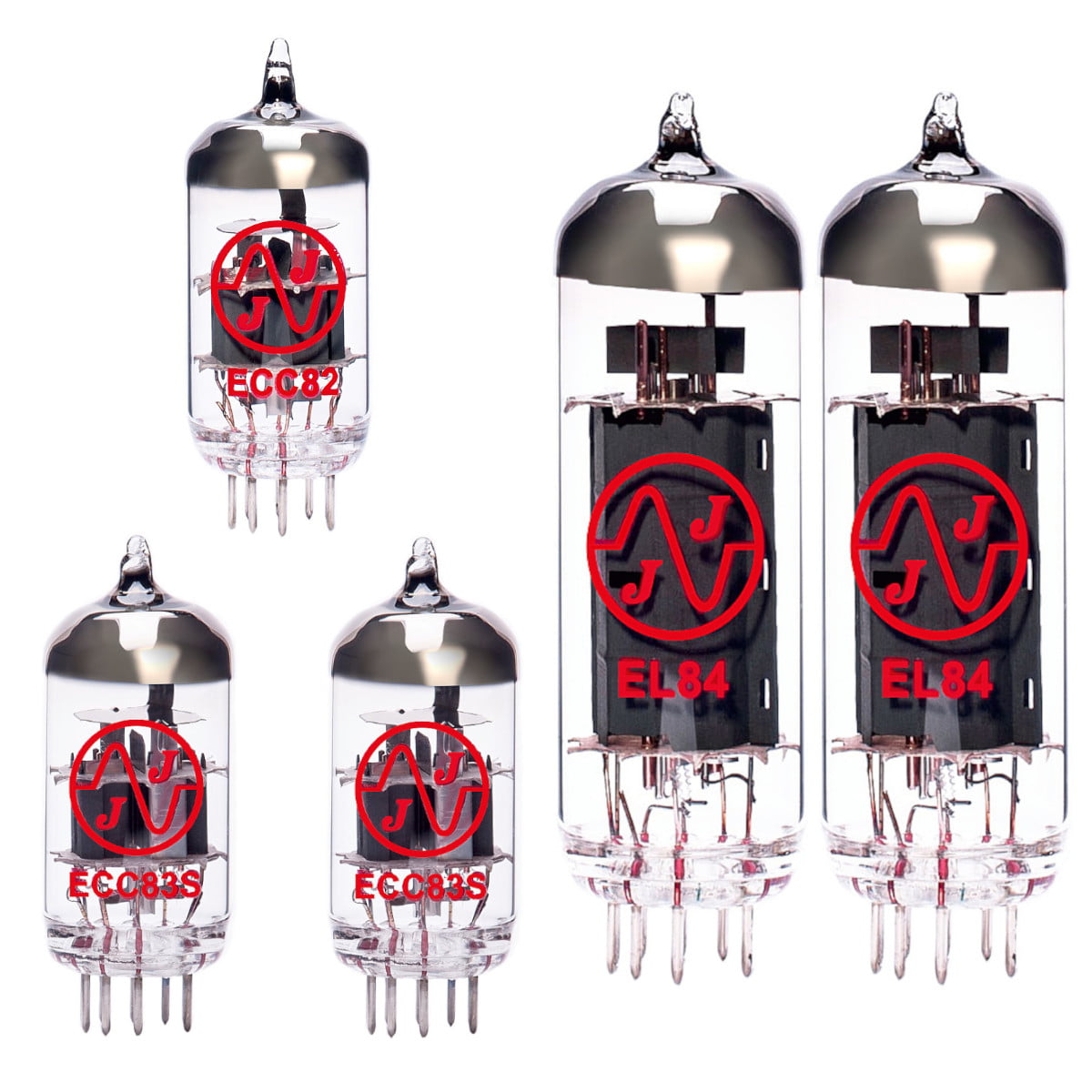 Jeu de lampes de rechange pour HIWATT T20/10 (2 x 12AX7 1 x 12AU7 équilibrée 2 x EL84 appairées)